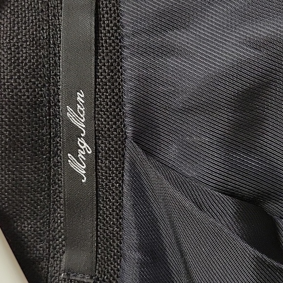 Mango Mens Slim Fit Tailored Sz 44 Black Linen Blazer. Unlined. 100% Linen NWT - Picture 8 of 11